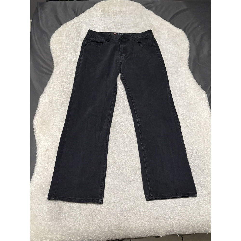 Southpole‎ Men's Black Straight Denim Jeans Size 36x32 Act (32x29)